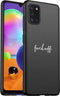 iMoshion Hoesje Geschikt voor Samsung Galaxy A31 Hoesje Siliconen - iMoshion Design hoesje - Zwart / Fuck Off