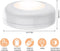 Puck Lights met afstandsbediening 6-pack draadloze LED-kastverlichting Onder kastverlichting Batterij-aangedreven onder toonbankverlichting Dimbare nachtverlichting Stick On Light (warm wit)