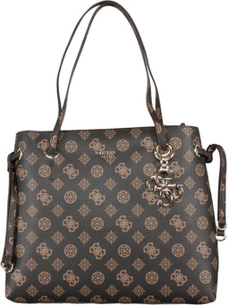 Guess Digital Shopper - Grote tas met merklogo - Bruin