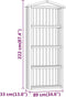 vidaXL - Tuinschuur - 87x33x222 - cm - geïmpregneerd - grenenhout
