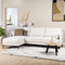 Furntastik Fano 3 zits bank CL links, stof Heaven, naturel