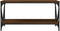 vidaXL - Salontafel - 90x50x45 - cm - bewerkt - hout - bruin - eikenkleur