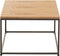 J-Line bijzettafel Vierkant - hout/metaal - naturel - large