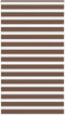 vidaXL - Zebra - rolgordijn - 130x230 - cm - stofbreedte - 125,9cm - polyester - bruin