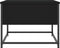 vidaXL - Salontafel - 100x51x40 - cm - bewerkt - hout - zwart