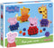 Peppa Pig pompom plakken - knutselset - creatief speelgoed, peuter, kleuter Bambolino Toys