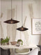 GOOD&MOJO Hanglamp Iguazu - Jute Zwart - Ø40x12cm - - Hanglampen Eetkamer, Slaapkamer, Woonkamer