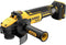 DeWALT DCG409VSNT - Accu Haakse Slijper 125mm 18V XR FlexVolt Advantage - 1550 W vermogen - Variabele snelheidscontrole (6 posities)