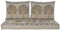 Leunstoel DKD Home Decor Geel Blauw Beige 145 x 76 x 1 cm