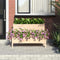 vidaXL - Plantenbak - 110x84x75 - cm - massief - grenenhout