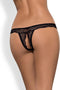 Obsessive - Miamor Kruisloze String Zwart L/XL