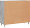 vidaXL - Dressoir - 90x34x80 - cm - bewerkt - hout - betongrijs