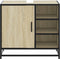 vidaXL - Wastafelkast - 65x33x60 - cm - bewerkt - hout - sonoma - eikenkleurig