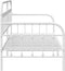 vidaXL - Ligbedframe - Wit - 90x200 - cm - Staal