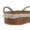 Basket spelset Home ESPRIT Wit Natuurlijk Natuurlijke Vezel Boho Versleten (4 Onderdelen)