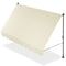 Juskys Zonnescherm Balkon/Terras - 300x120 cm - Beige - met Handslinger