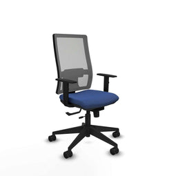 Piqueras y Crespo 1D066N0 - Bureaustoel - Verstelbare hoogte met armleuning - Marineblauw