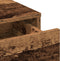 vidaXL - Kaptafel - met - LED - Verlichting - - - Oud - Hout, - 50x41x135 - cm