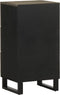 vidaXL - Dressoir - 40x33x75 - cm - massief - mangohout - zwart