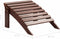vidaXL - Tuinstoel - met - voetenbank - hout - bruin