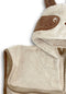 Nuuroo Badponcho Koala - Badcape - Capouchon met oren - Neutraal - Biologisch katoenen badstof badponcho 9-24 maanden