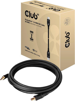 club3D CAC-1061 - DisplayPort Aansluitkabel - 5m HBR3 8K - Zwart