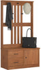 vidaXL - Halboom - SANDENS - 87x40x159,5 - cm - massief - grenenhout