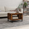 vidaXL - Salontafel - 60x50x40 - cm - bewerkt - hout - gerookt - eikenkleurig