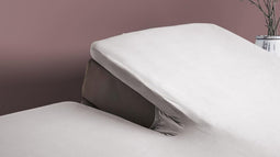 Elegance Splittopper Hoeslaken 180gr m2 Hoogwaardig Flanel - licht grijs 160x200cm