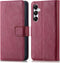iMoshion Hoesje Geschikt voor Samsung Galaxy A55 Hoesje Met Pasjeshouder - iMoshion Luxe Bookcase - donkerrood
