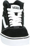 Vans YT Ward Hi - Hoge sneakers - Suede/Canvas - Black/White - Maat 38
