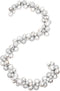 vidaXL - Kerstslinger - ballen - 175 - cm - polystyreen - zilverkleurig