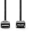 Nedis CCGL61010BK10 - USB A verlengkabel - 100 cm - Zwart