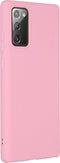 iMoshion Hoesje Geschikt voor Samsung Galaxy Note 20 Hoesje Siliconen - iMoshion Color Backcover - Roze