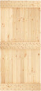 vidaXL - Schuifdeur - met - beslag - 95x210 - cm - massief - grenenhout
