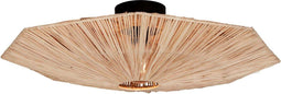 GOOD&MOJO Plafonniere Panama - Naturel - 65x65x7cm - Scandinavisch