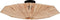 GOOD&MOJO Plafonniere Panama - Naturel - 65x65x7cm - Scandinavisch