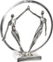Decoratieve figuren DKD Home Decor Zilver Aluminium Personen (34 x 11 x 36 cm)