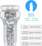 Kiiroo - Feel Pocket Stroker Crystal en Powerblow Combo - Zwart/Transparant
