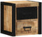 vidaXL - Nachtkastjes - 2 - st - 40x35x40 - cm - massief - ruw - hout - mango