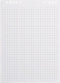 BRASQ Flipoverpapier - 65x98cm - Blanco/Ruit - 80 gram - flipover vellen - 50 vellen - Blanco vellen