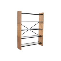 Planken Home ESPRIT Metaal Kristal Sparrenhout 120 x 31 x 158 cm