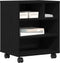 vidaXL - Printerstandaard - met - Wielen - Artisan - Eiken - 41x32x48 - cm