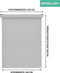 VONROC SMART BLINDS - Elektrisch rolgordijn - Uitbreiding 100 x 190 - Grijs