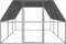 vidaXL - Kippenhok - 3x6x2 - m - gegalvaniseerd - staal