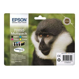 Multipack T0895 - Inktcartridges - Zwart Cyaan Magenta Geel (4 stuks)