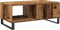 vidaXL - Salontafel - 90x50x36,5 - cm - bewerkt - hout - oud - houtkleurig