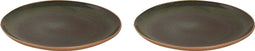 Palmer Bord Wisteria 28.5 cm Groen Stoneware 2 stuk(s)
