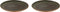 Palmer Bord Wisteria 28.5 cm Groen Stoneware 2 stuk(s)