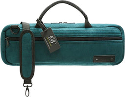 Beaumont Dwarsfluit Tas Teal Cord BFBC-TC